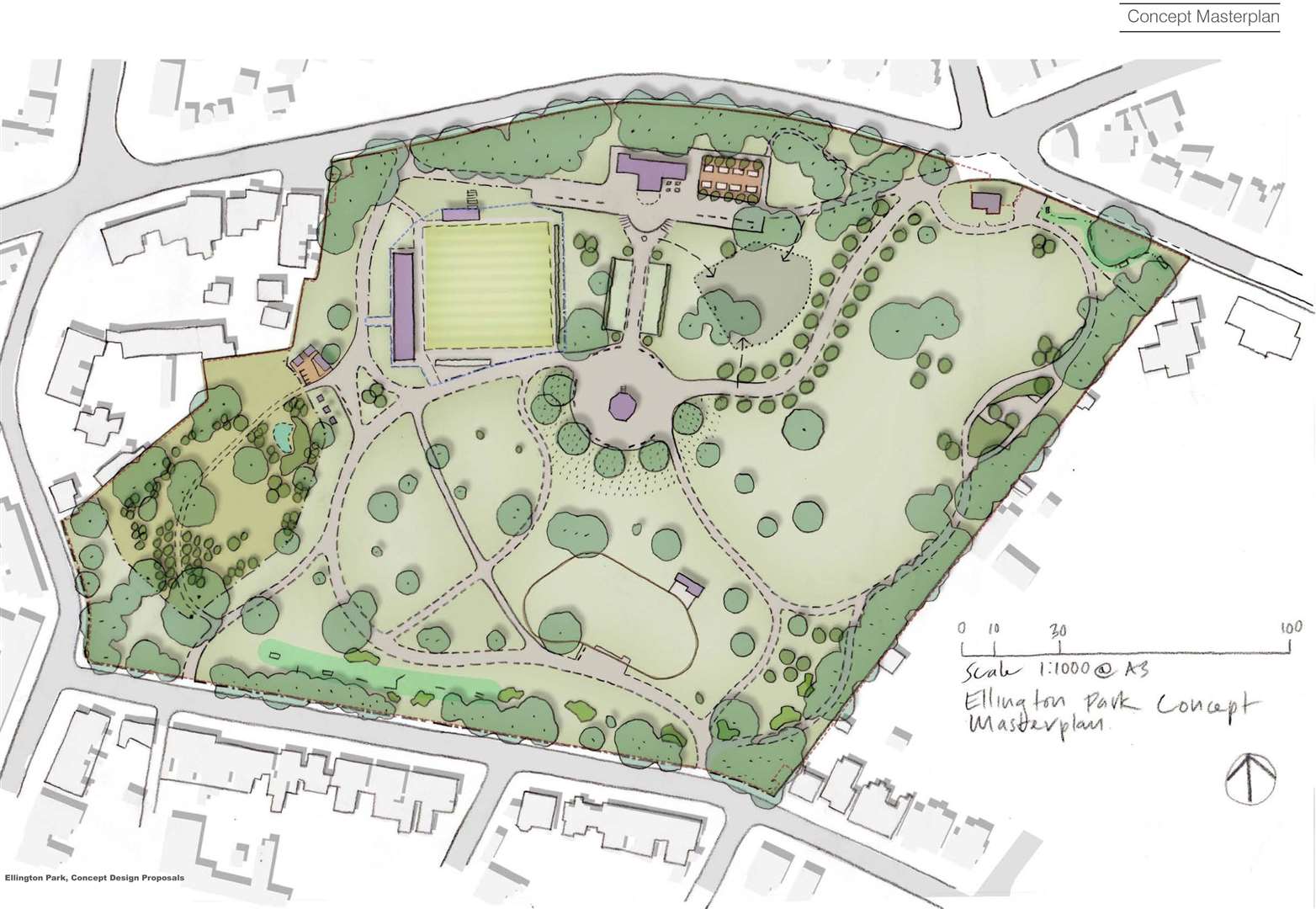 Concept drawing of Ellington Park (6100688)