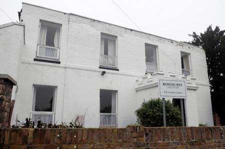 Rosehurst Care Home, which has been issued with a warning for its 'unsafe' premises.