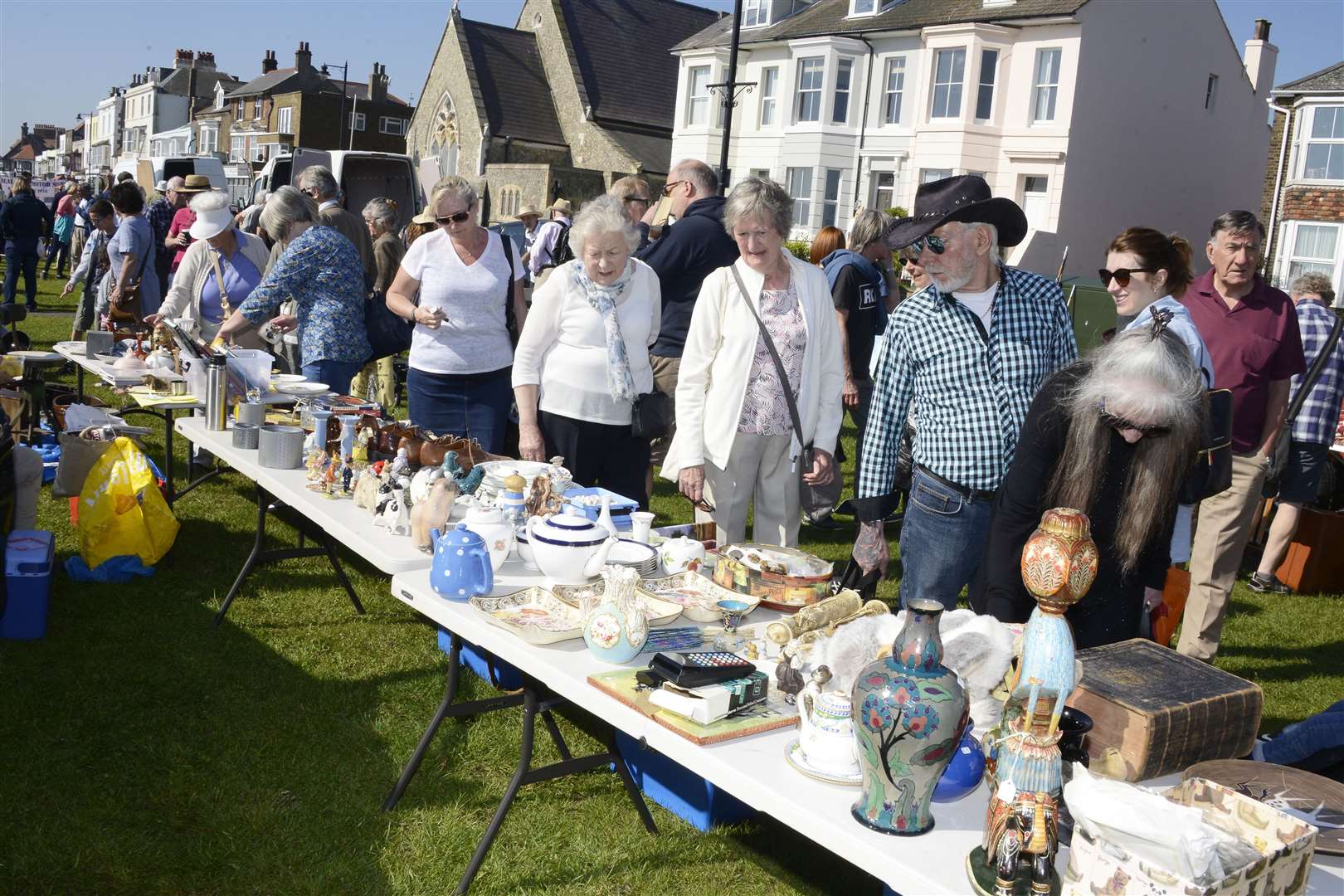 Crowds in their thousands are expected to return when stalls are pitched on Walmer Green