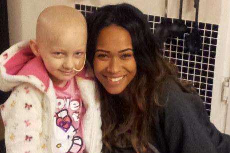 Youngster Stacey Mowle meets X Factor favourite and Gravesend teenager Tamera Foster