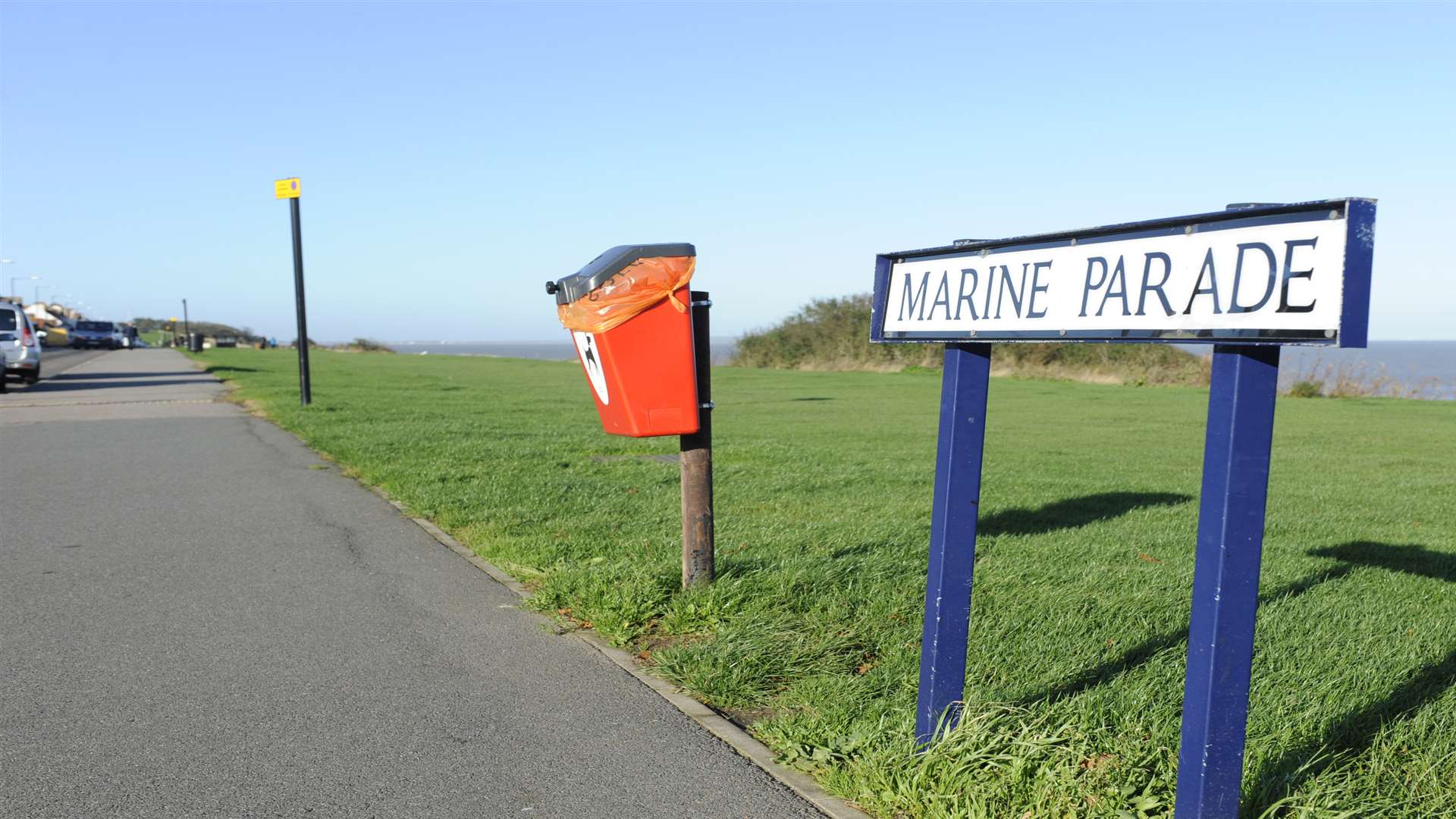 Owners are advised to put their dog poo bags in bins provided
