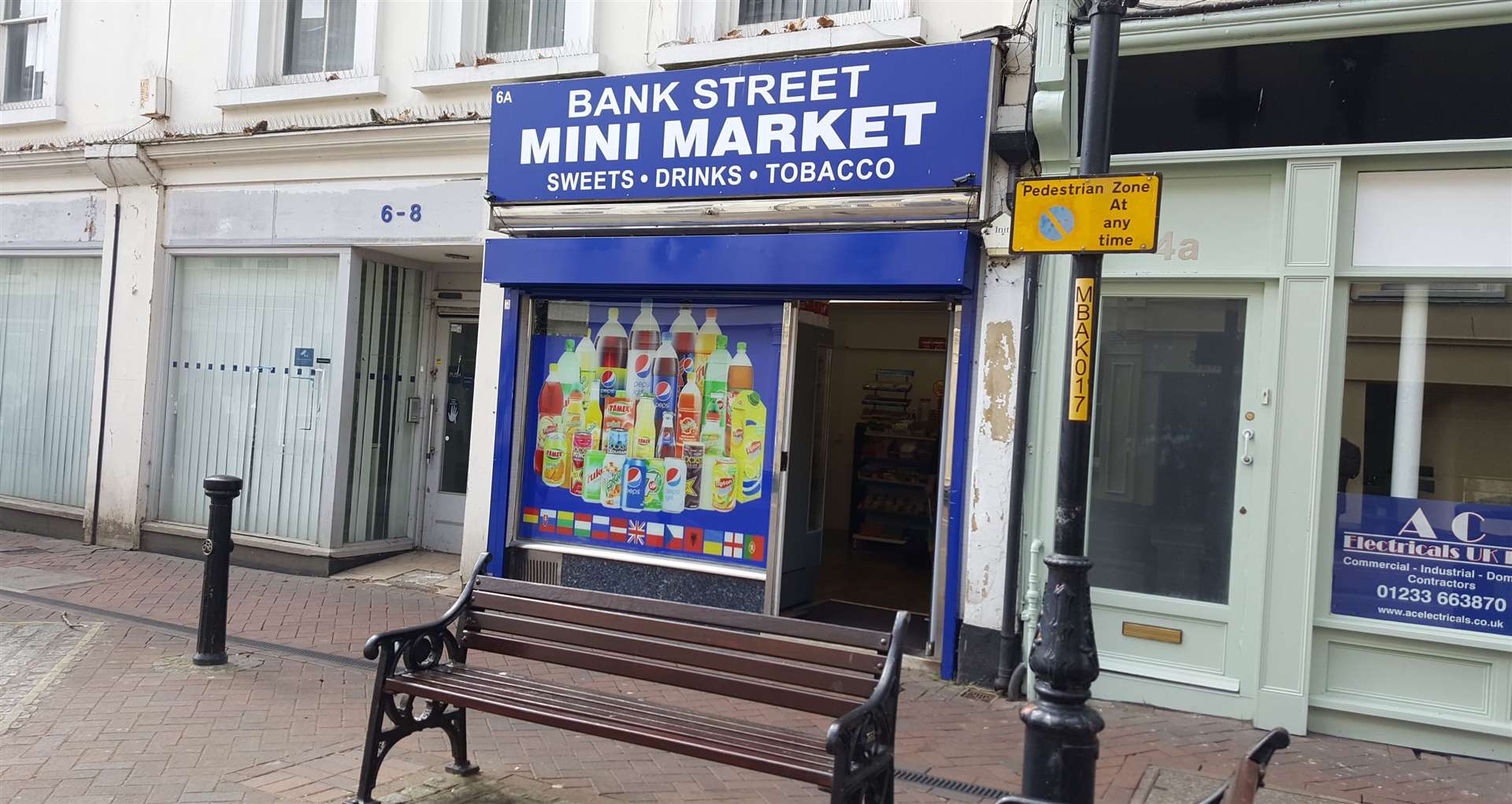 The Bank Street Mini Market pictured in April 2019