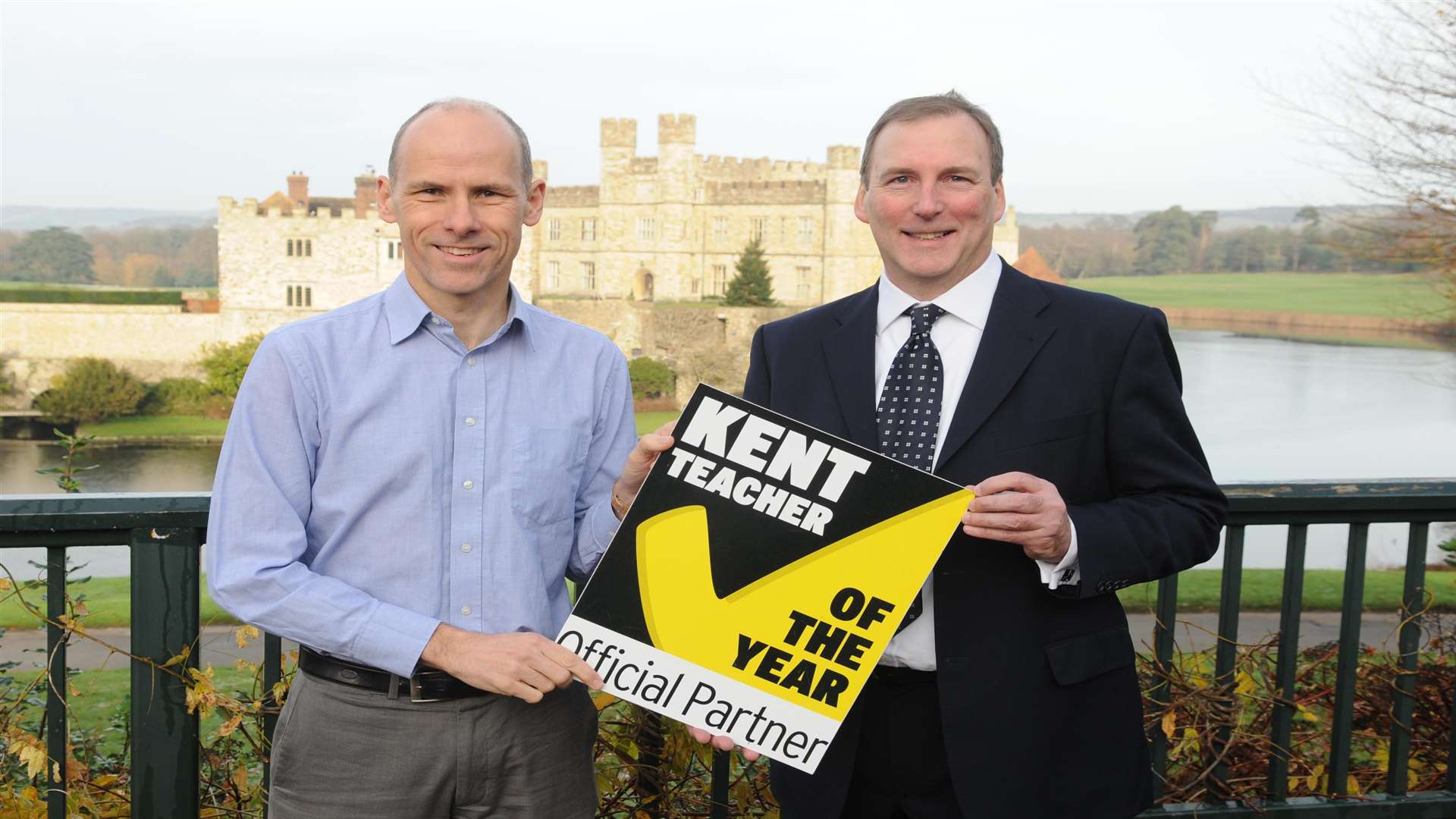 Seven departments from the University of Kent have pledged support for the Kent Teacher of the Year Awards 2015 including the School of Physical Sciences (Gavin Mountjoy, left) and the School of Biosciences (Dr Anthony Baines).