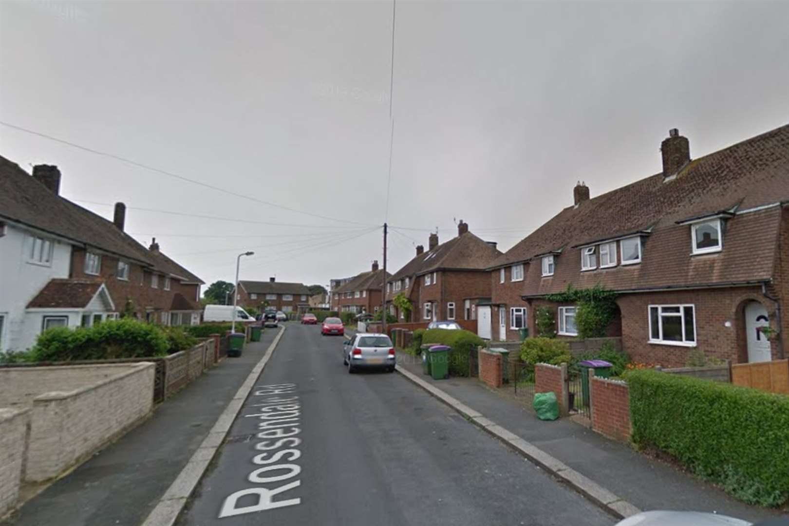 Fire crews were called to Rossendale Road in Folkestone. Picture: Google Streetview