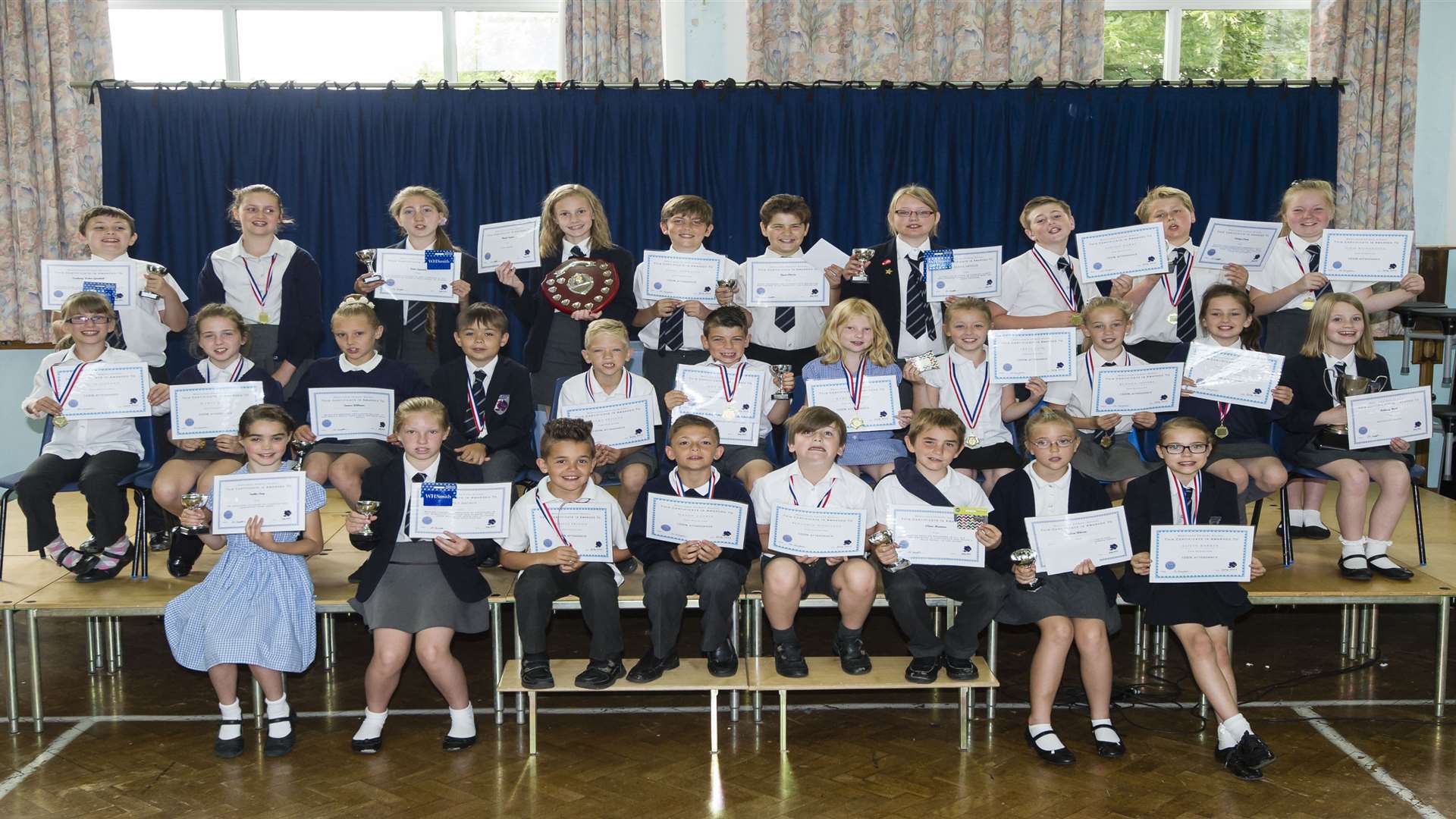 End of year prizewinners from Key Stage 2