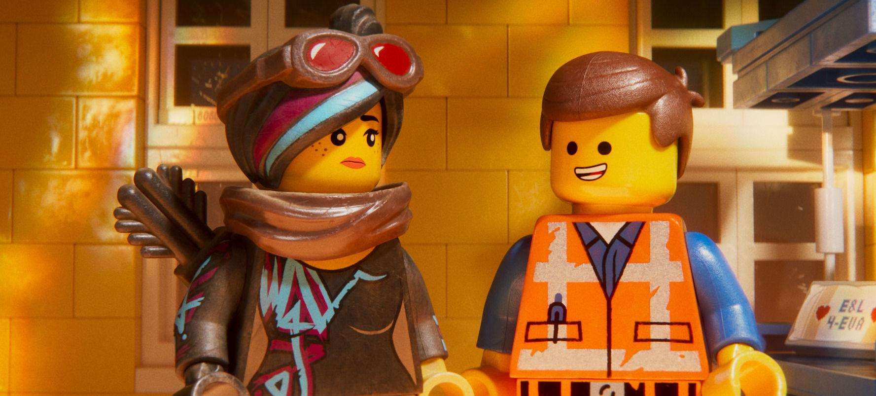 Lucy (voiced by Elizabeth Banks) and Emmet (Chris Pratt) in The Lego Movie 2 Picture: PA Photo/Warner Bros. Entertainment Inc