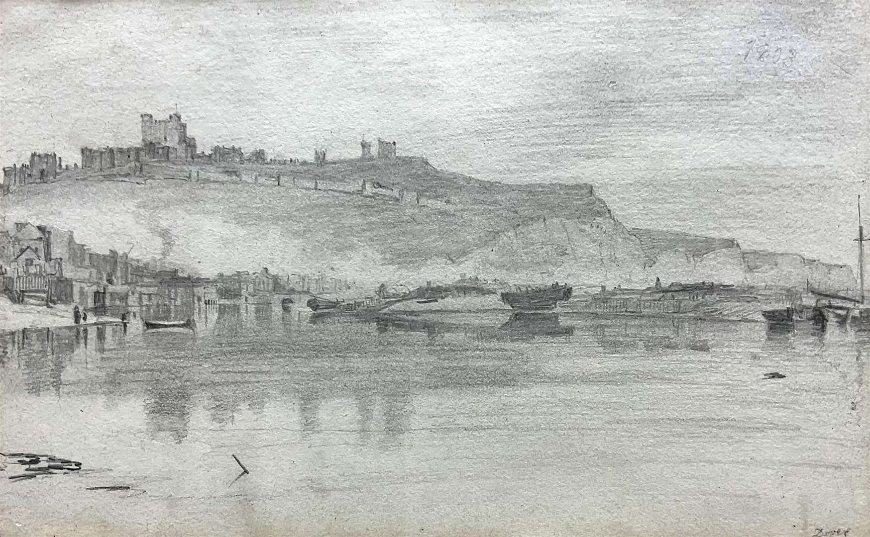 The John Constable sketch of Dover Harbour in was made in 1803