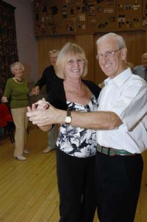 Dee Denman and John Wright at the Tyler Hill Sequence Dance Club. Picture: Chris Davey