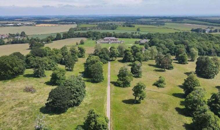 Waldershare Park near Dover was once owned by Prime Minister Francis North. Picture: Strutt and Parker/Rightmove