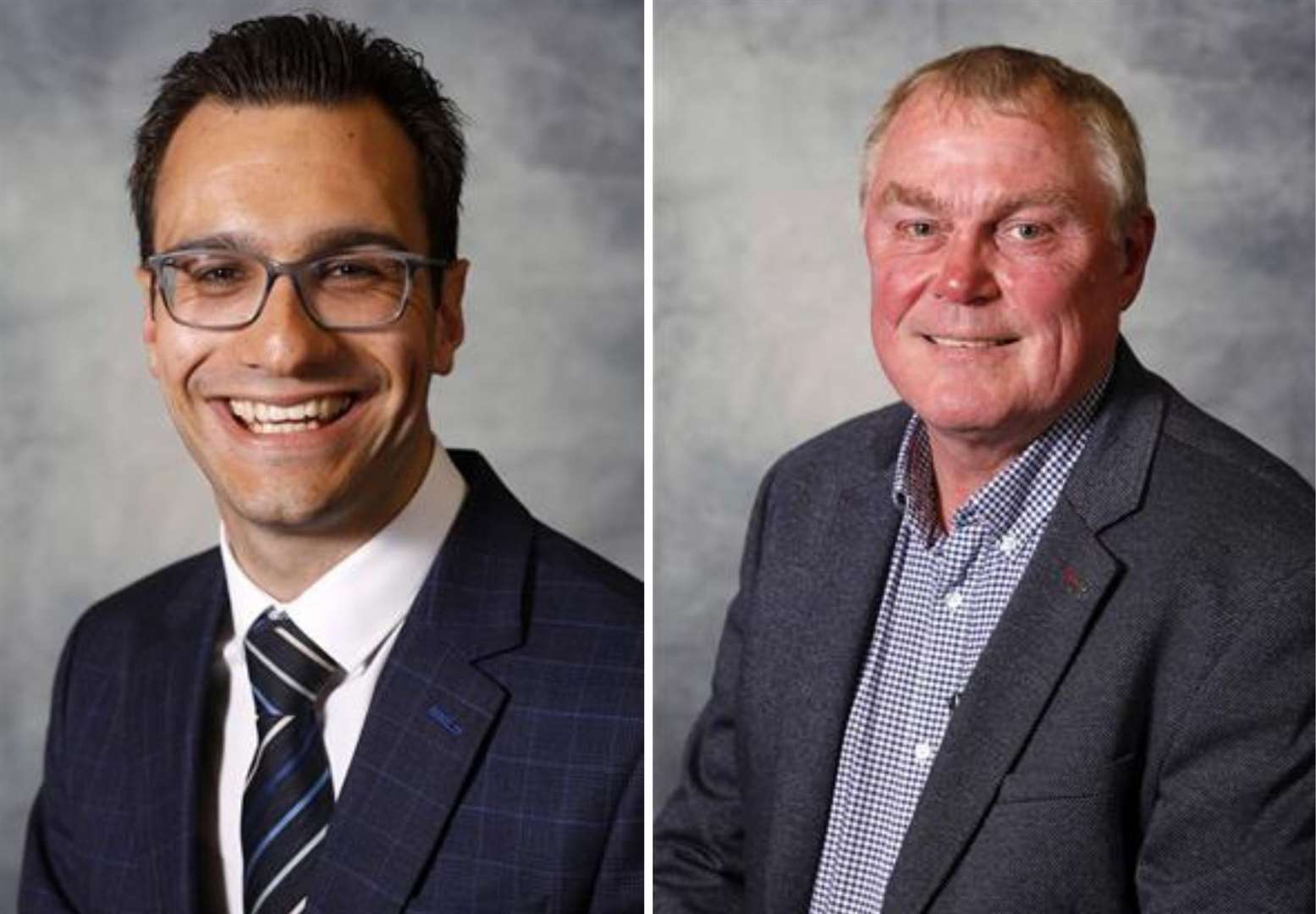 Cllrs George Perfect and Gary Hackwell have been selected as the Medway Tories' leader and deputy leader, respectively. Photo: Medway Council.