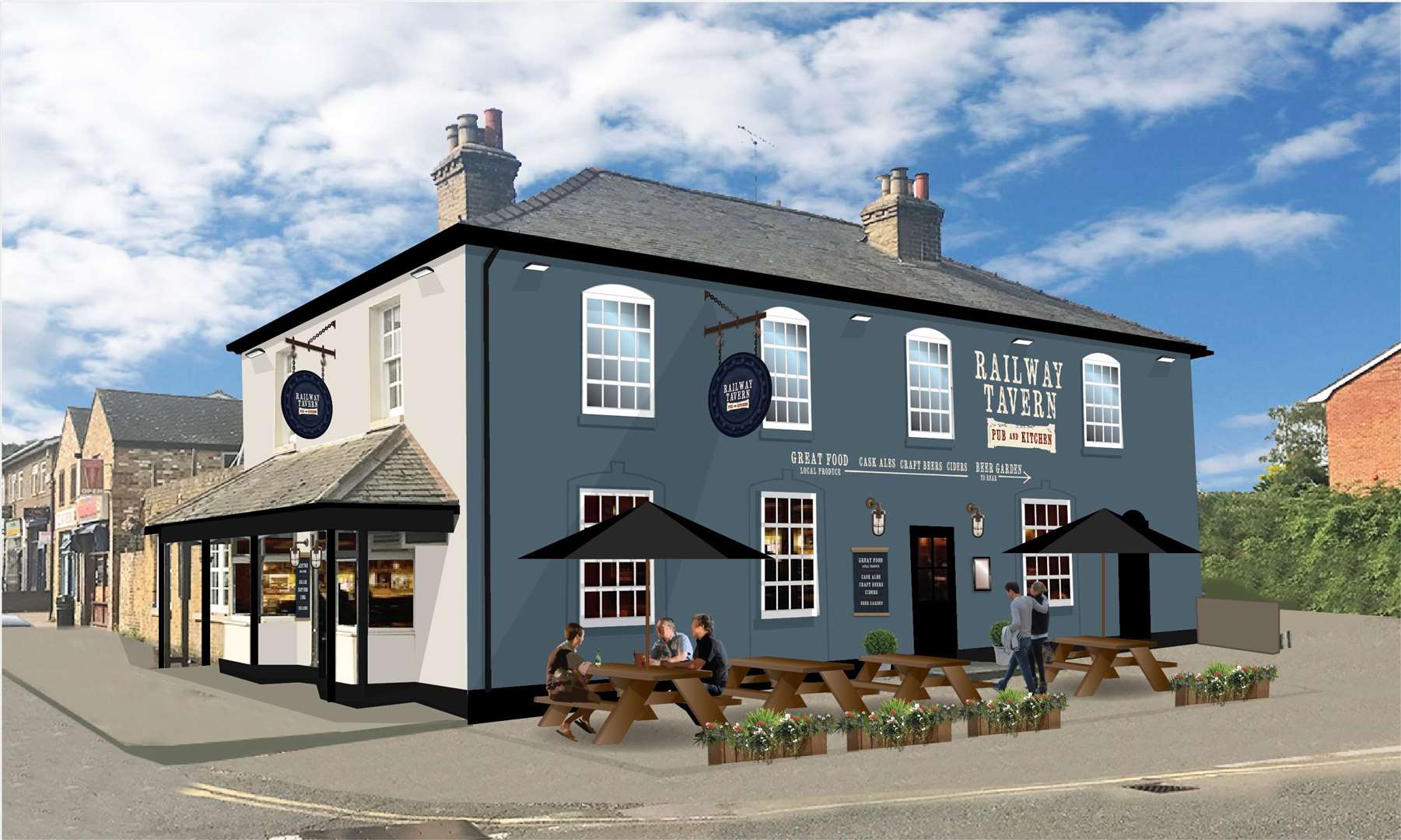 How The Railway Tavern in Longfield could look after a £195,000 revamp. Picture: Star Pubs & Bars