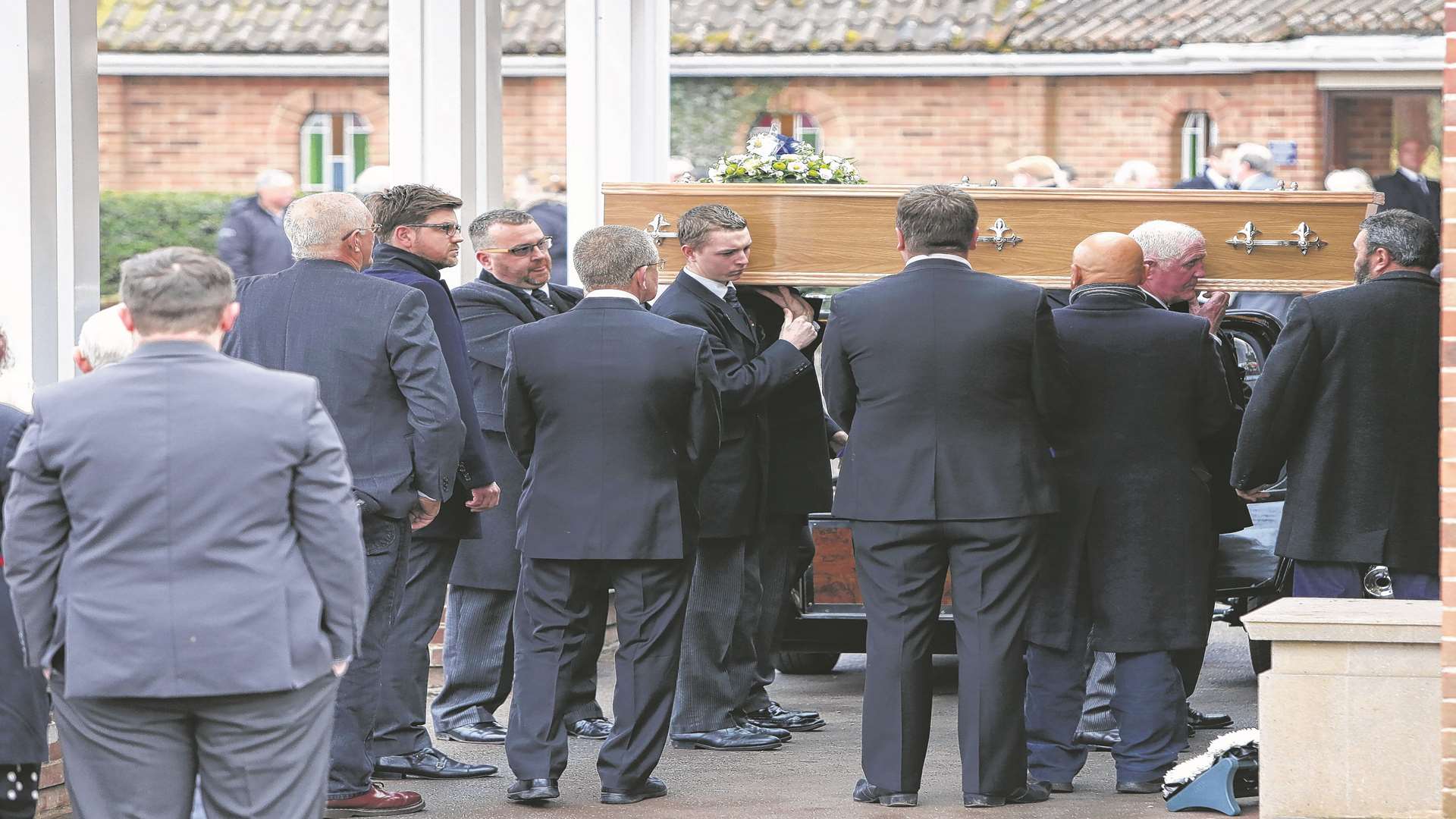 Stephen 'Doss' Haines was laid to rest at Vinters Park Crematorium