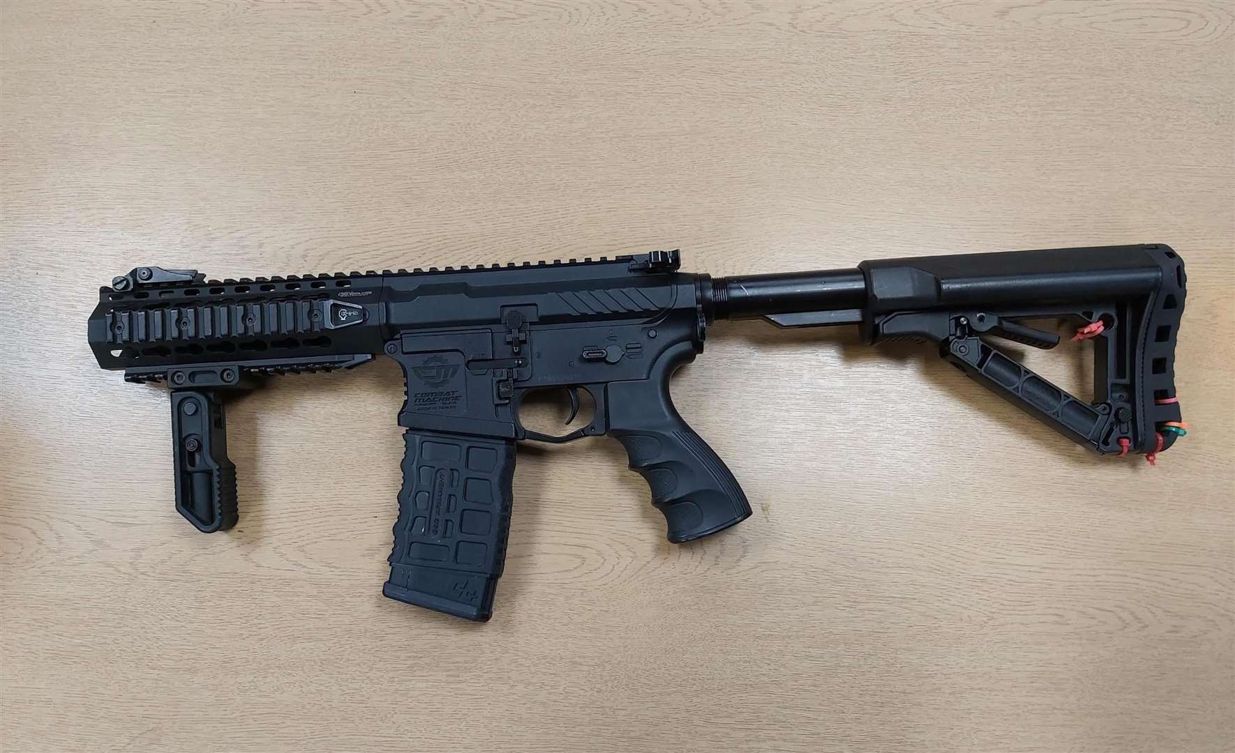 A BB-submachine gun that was seized in Kent over the last year. Picture: Kent Police