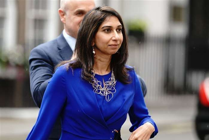 Former Home Secretary Suella Braverman said that some people are “living on the streets as a lifestyle choice”. Picture: PA