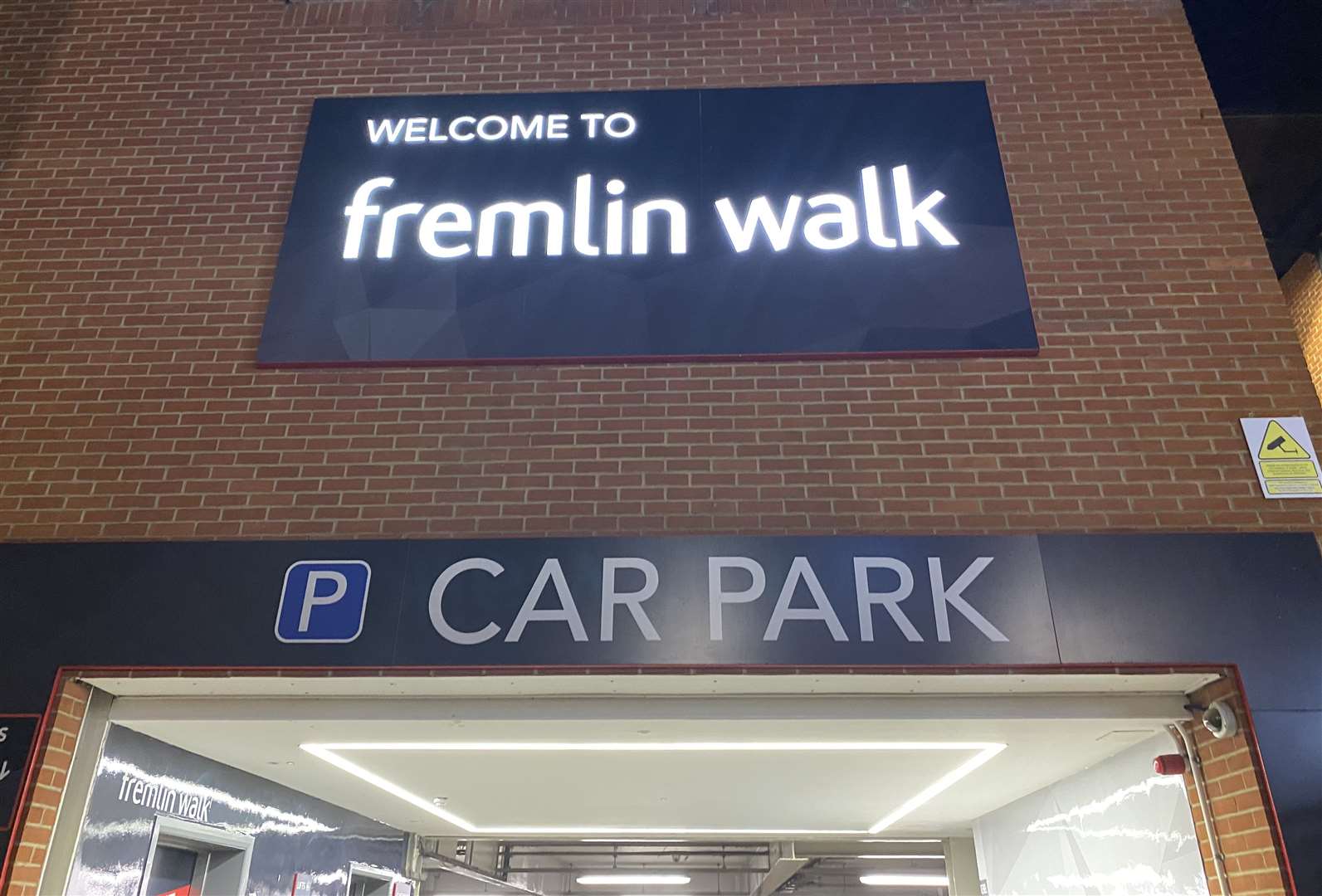 Fremlin Walk car park in Earl Street, Maidstone