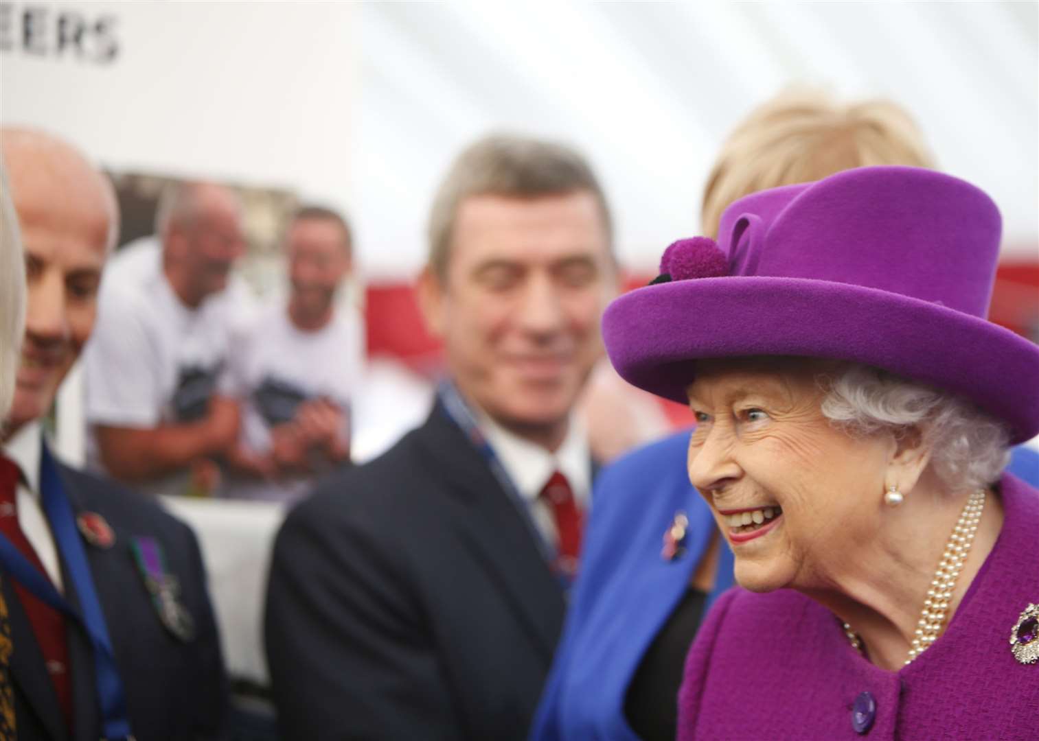 Her Majesty The Queen visits Centenary Village in Aylesford