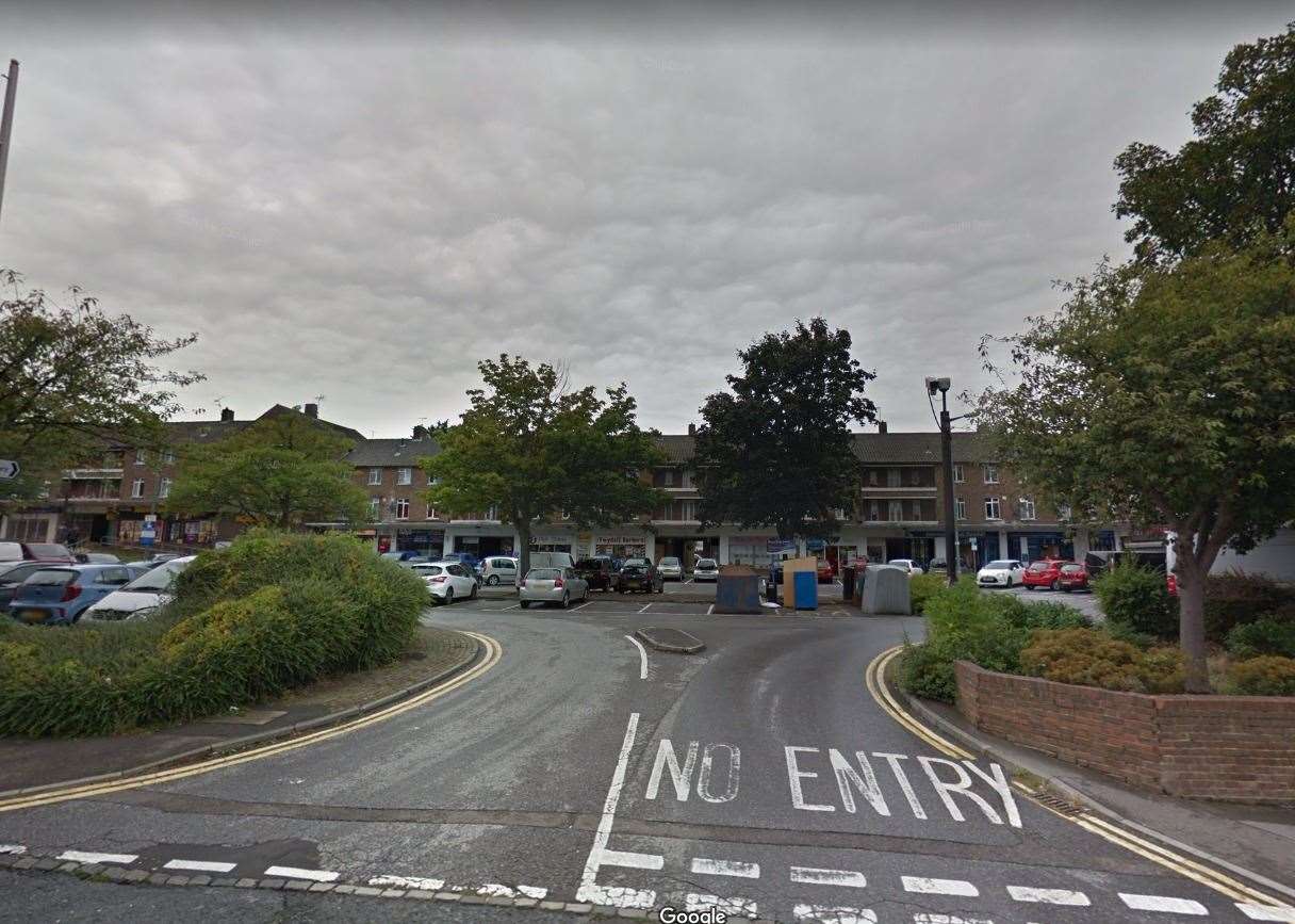 The man was found collapsed in a car in Twydall Green. (Google Map image) (11849060)