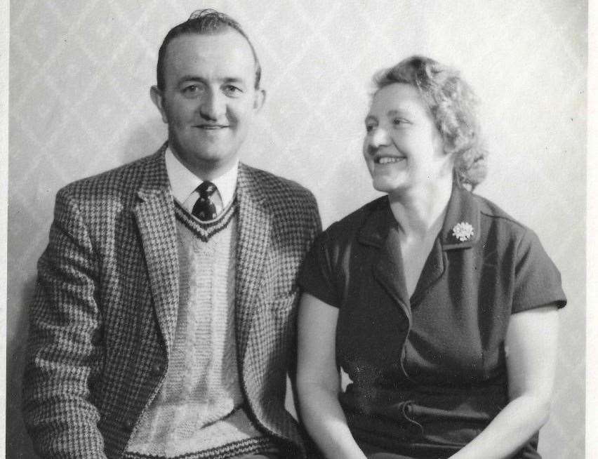 Fiona’s grandparents, Peter and Betty Beale, pictured in 1966