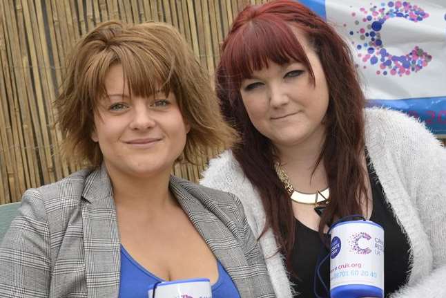 Natalie Evans and Emma Brown Oganising a charity ladies' night in memory of their friend Kayleigh Duff