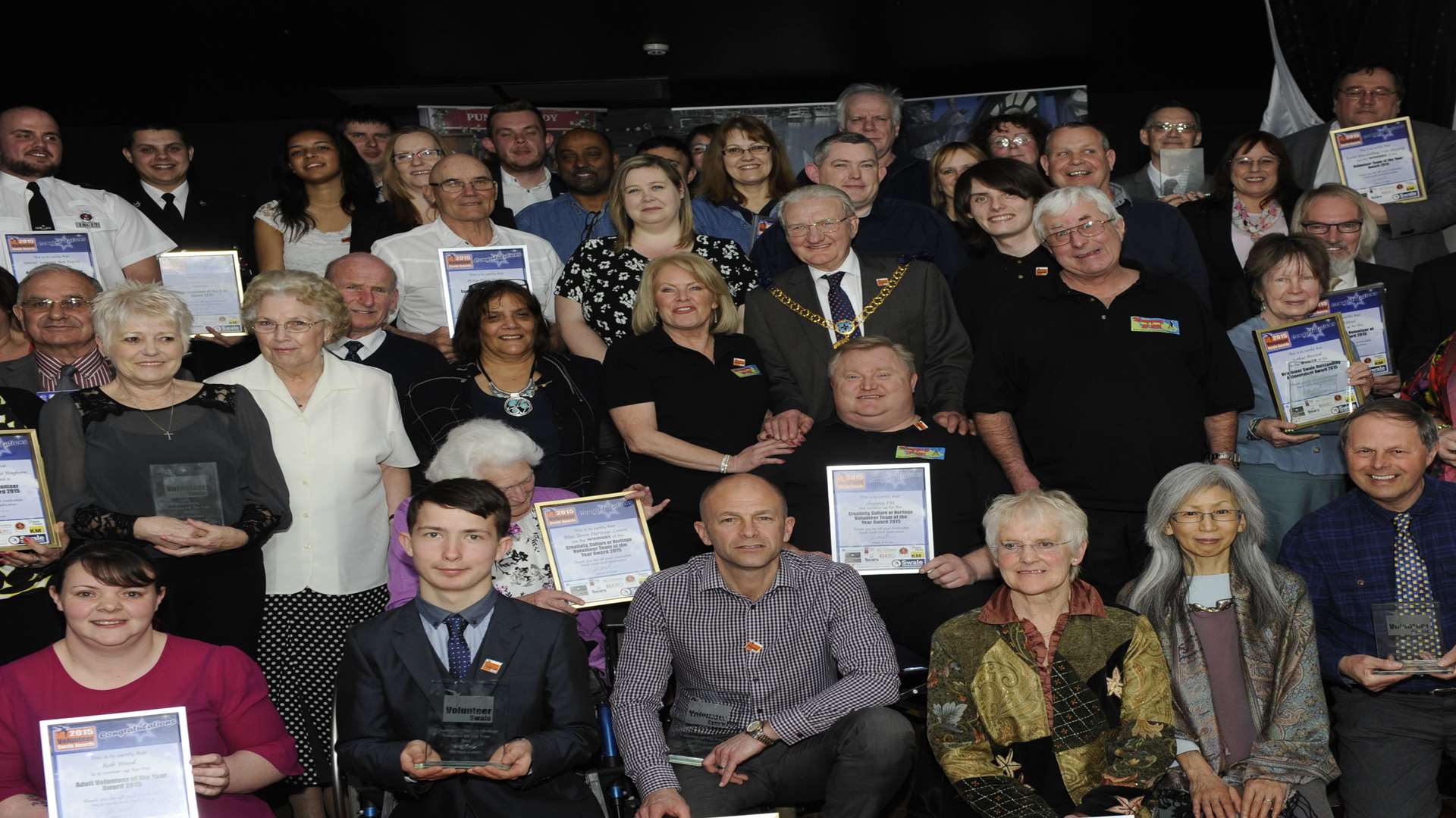 The winners of this year's Volunteer Swale Award