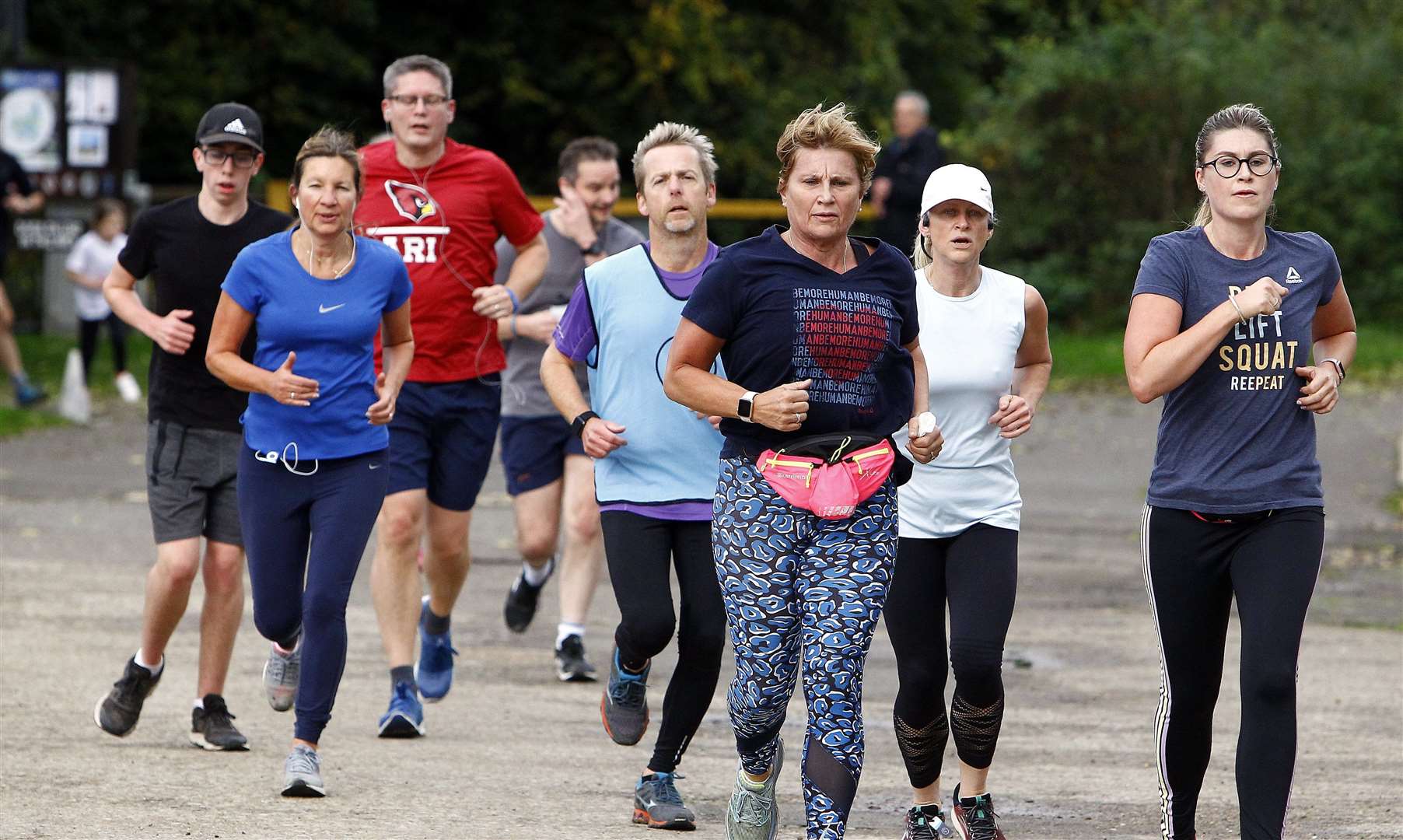 A Parkrun at Leybourne Lakes in 2019