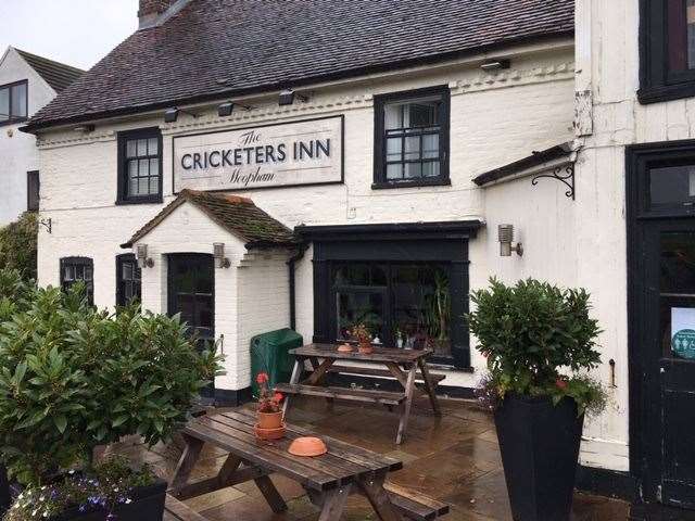 Police were called to The Cricketers Inn in Meopham