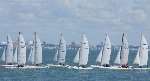 Racing under way during the UK Dart 18 Catamaran Grand Prix event staged by the Isle of Sheppey Sailing Club