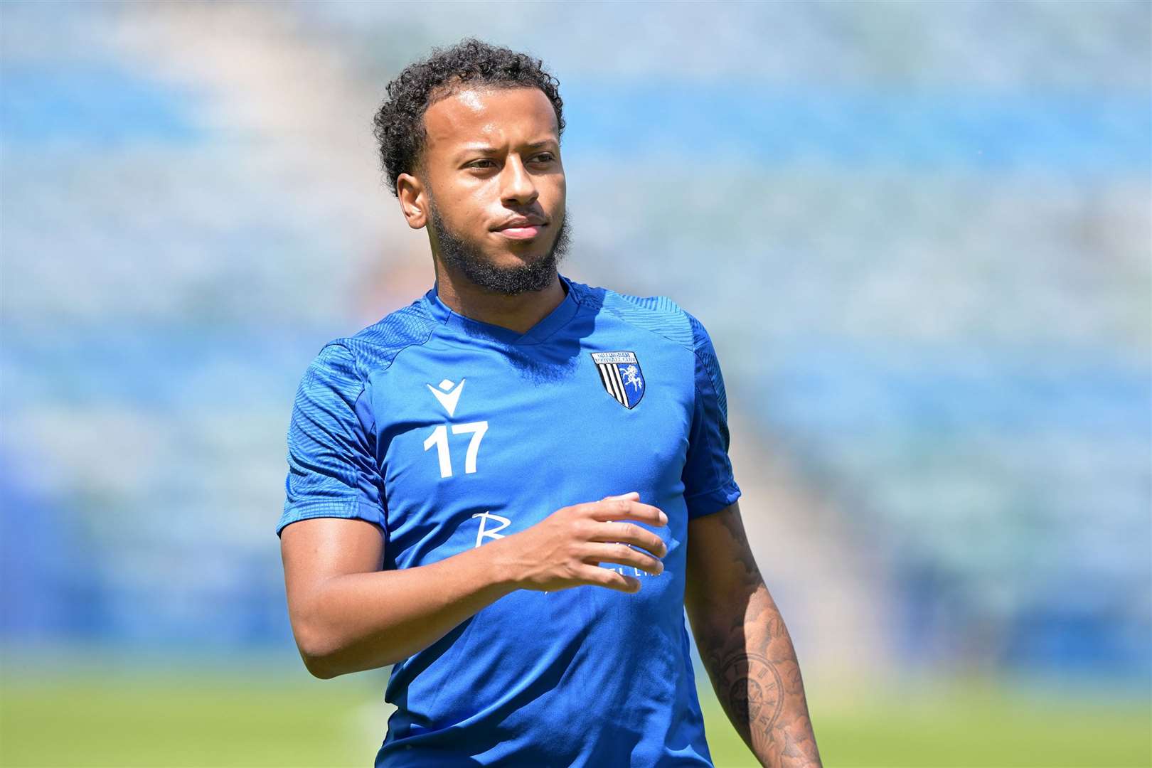 Jayden Clarke hopes to make an impact with the Gillingham first team this season Picture: Keith Gillard