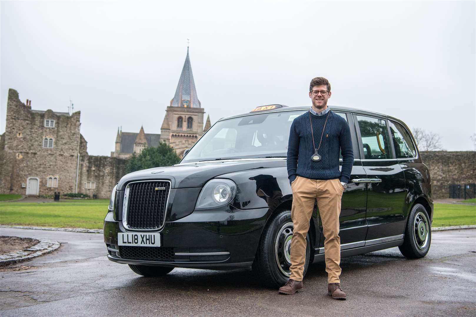 Jamie Parker qualified as London cabbie last month.