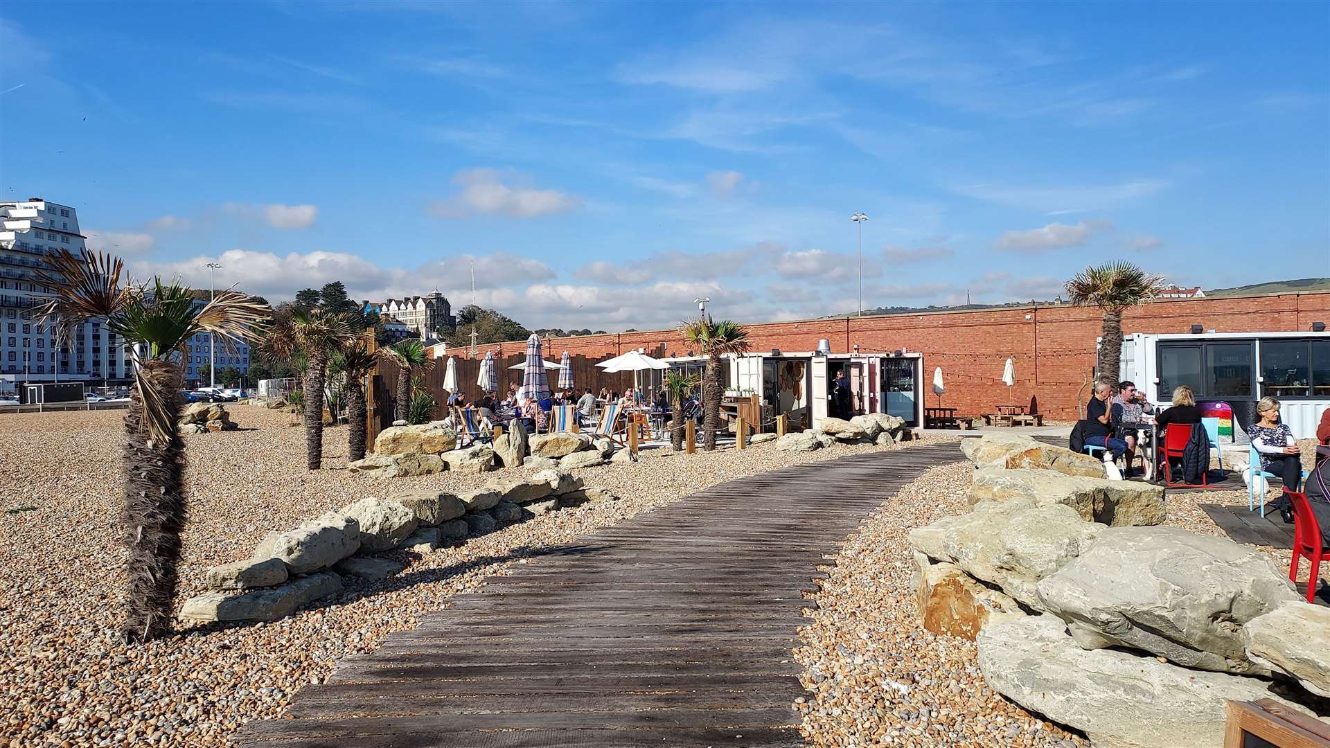 The Little Rock seafood restaurant at Beachside, next to the Harbour Arm