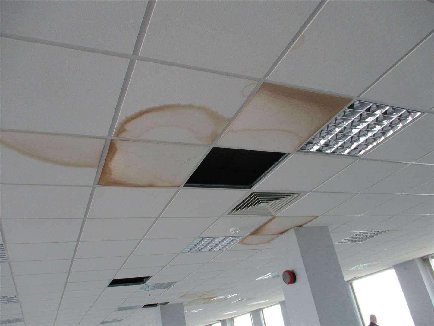The roof on one of the floors is in need of some TLC. Picture: Medway Council