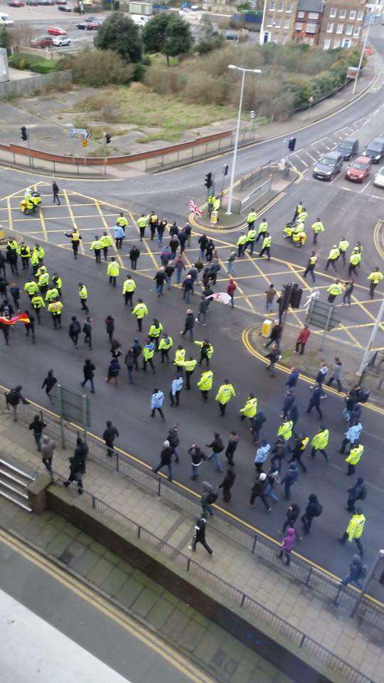 Far-right demonstrators attempted to block the Port of Dover.