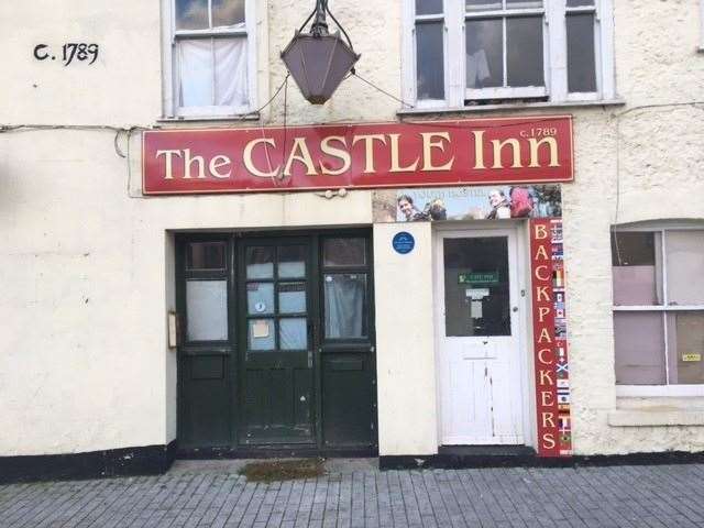 The first pub I came to was The Castle Inn, but it seems to have been converted into a hostel for backpackers