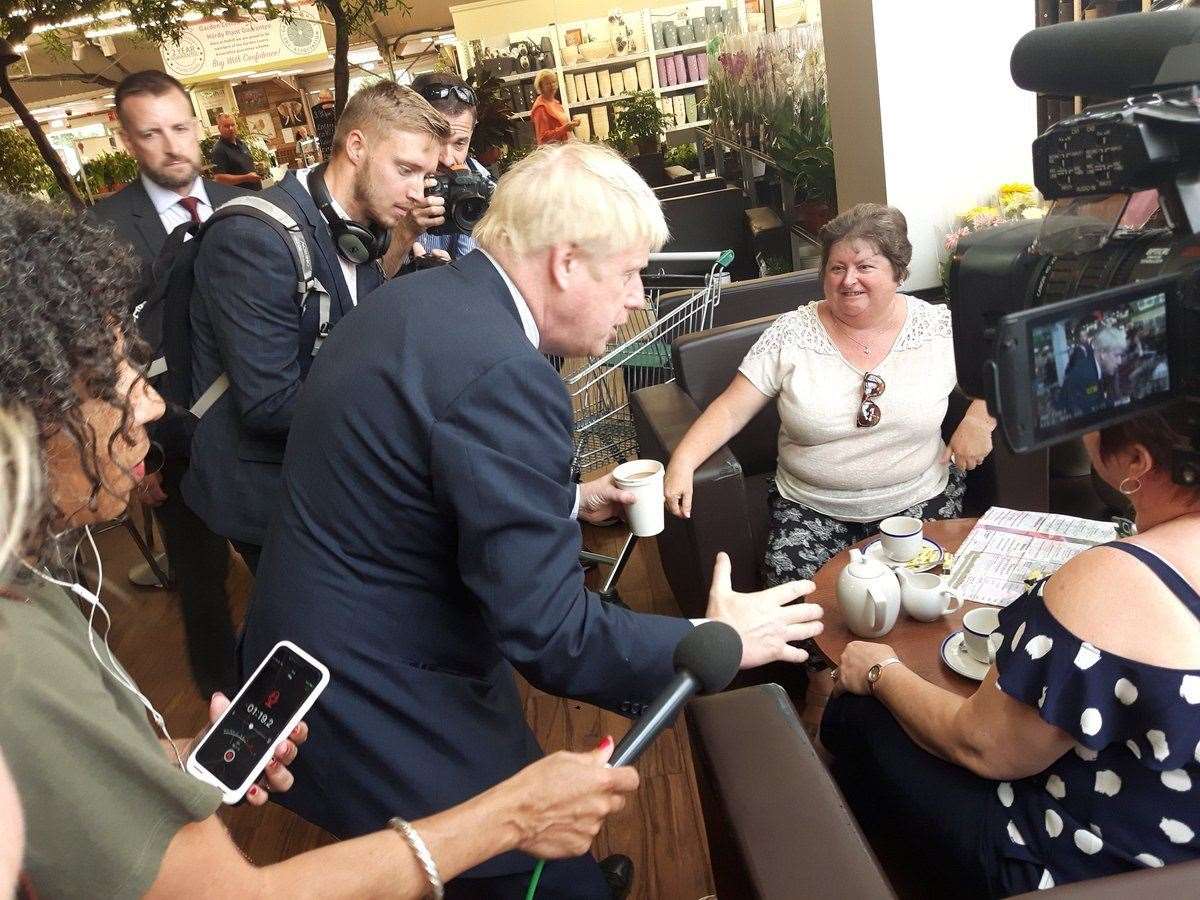 Boris Johnson has visited Sevenoaks as part of his Tory leadership campaign (13219521)