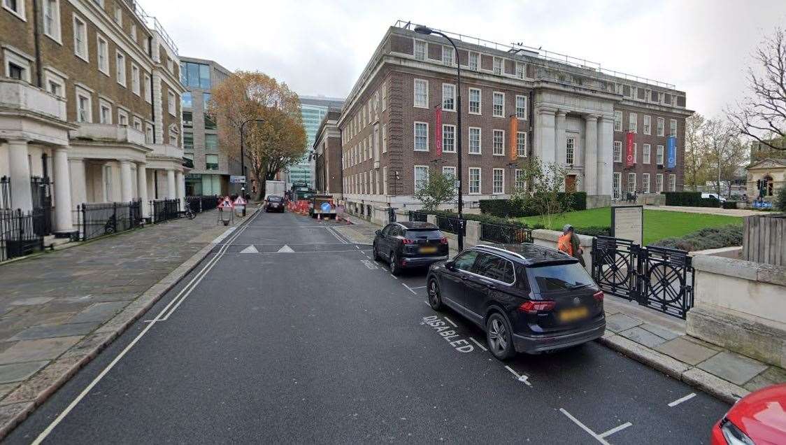 The former Euston Square in Bloomsbury is now known as Endsleigh Gardens.. Picture: Google Street View
