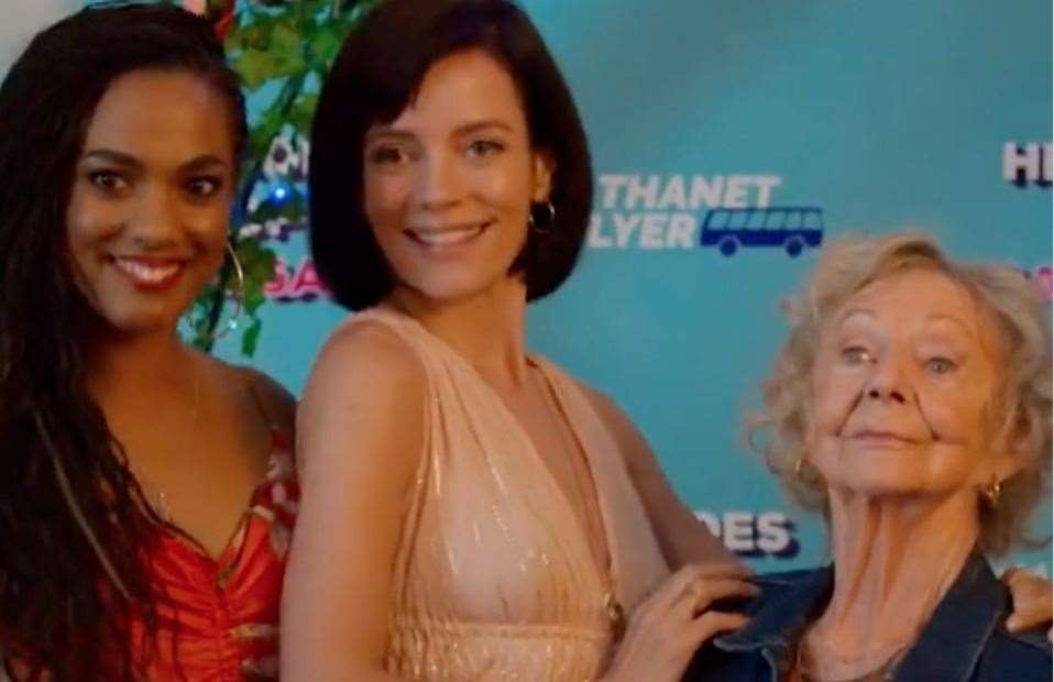 Freema Agyeman, Lily Allen and Sheila Reid all star in the series. Credit: Sky