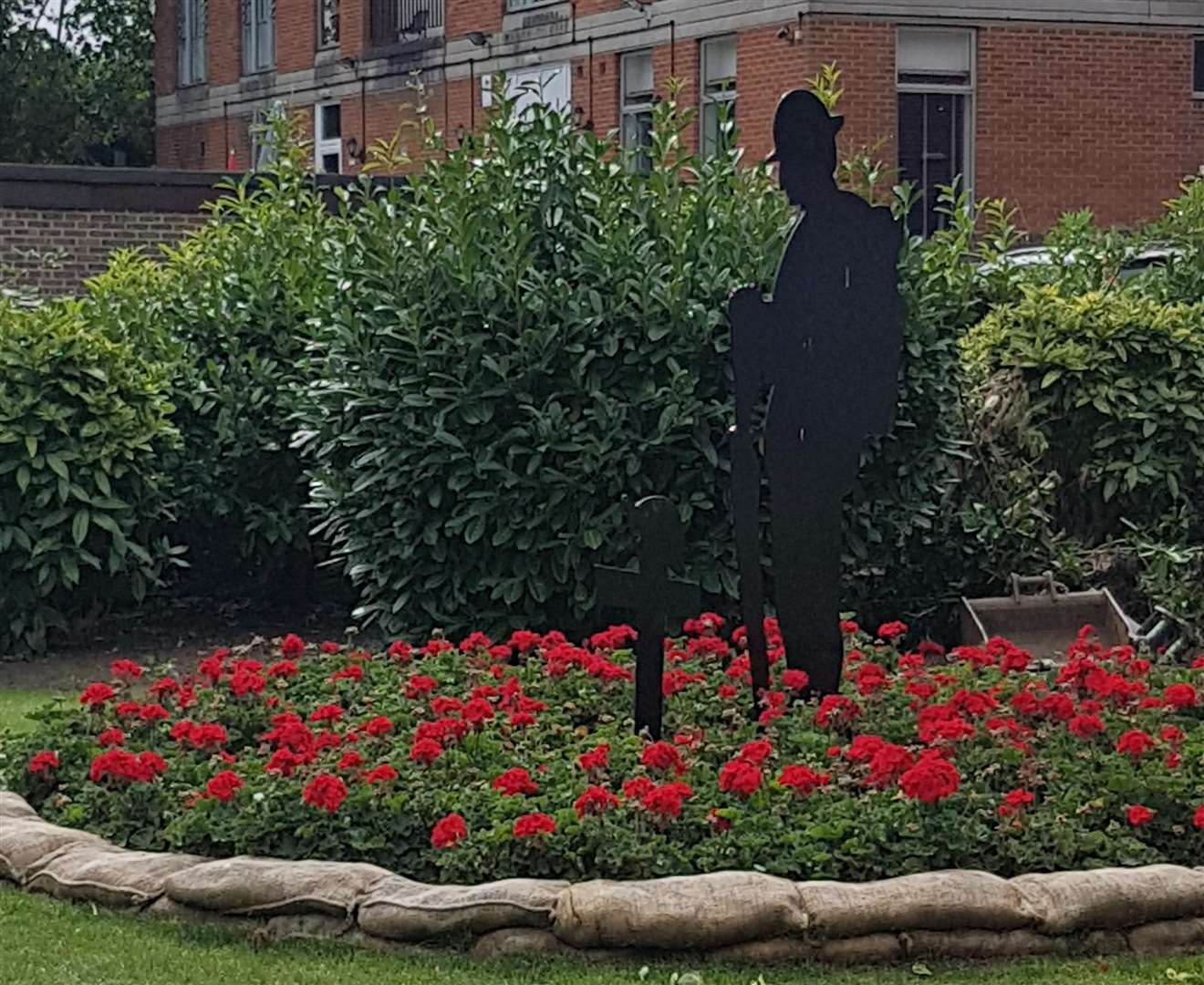 The eye-catching silhouette sculptures were unveiled in June