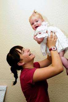 Michaela Barton, delivered her mum's baby