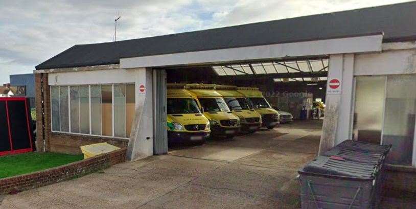The former Medway Ambulance Station in Star Mill Lane, Chatham. Picture: Google