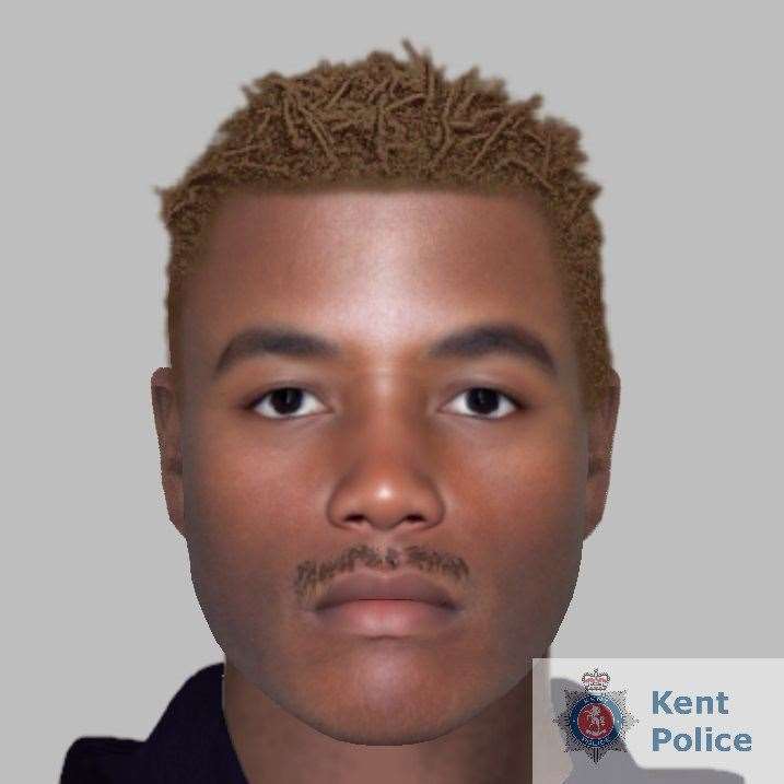 A second man police are seeking. Picture courtesy of Kent Police
