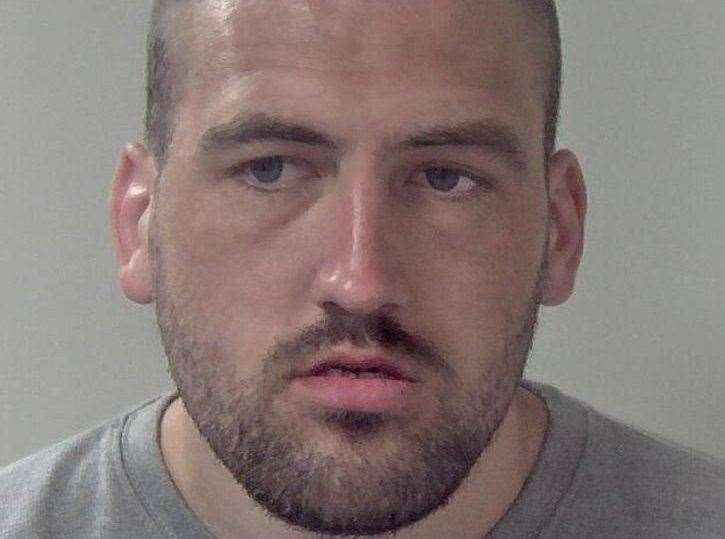 Craig Dunn, of Dover, was jailed at the same court for two years and eight months