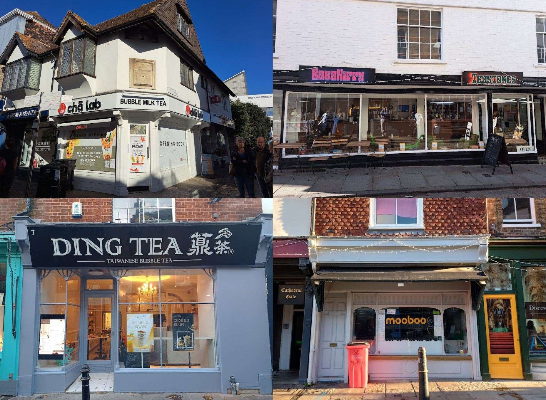 The other four bubble tearooms in Canterbury
