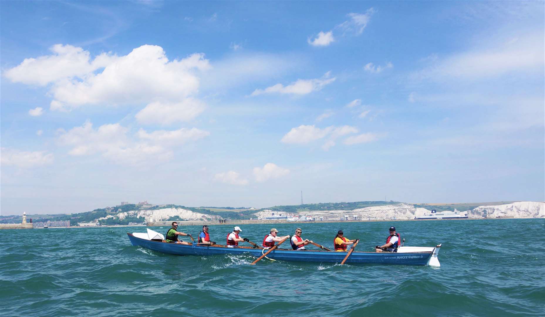 A scene from last June's Channel Row Challenge. Picture: The AHOY Centre