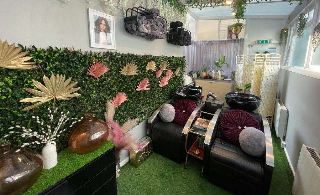 The spa area in Belinda's Hair and Beauty Academy in West Street, Sittingbourne