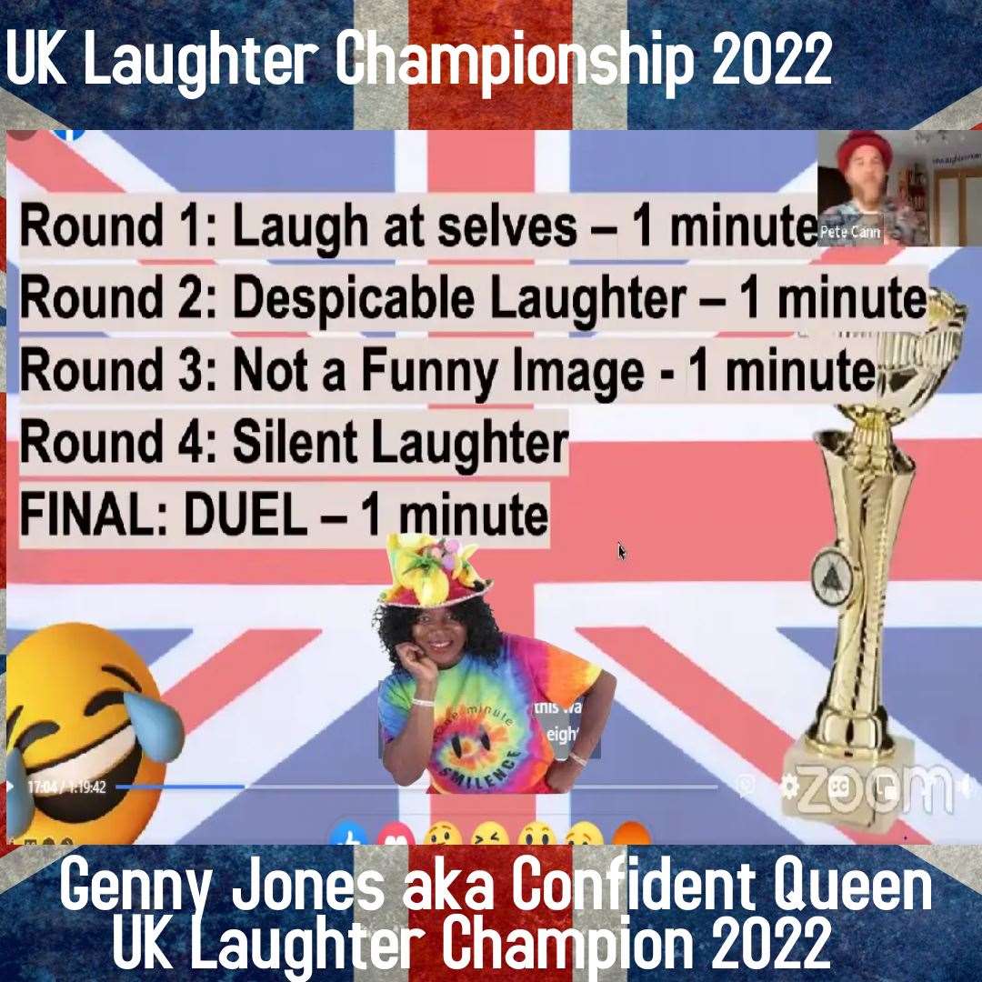 Gravesend's 'Confident Queen' Genny Jones took on a series of "laughing" challenges as part of the competition. Photo: Genny Jones