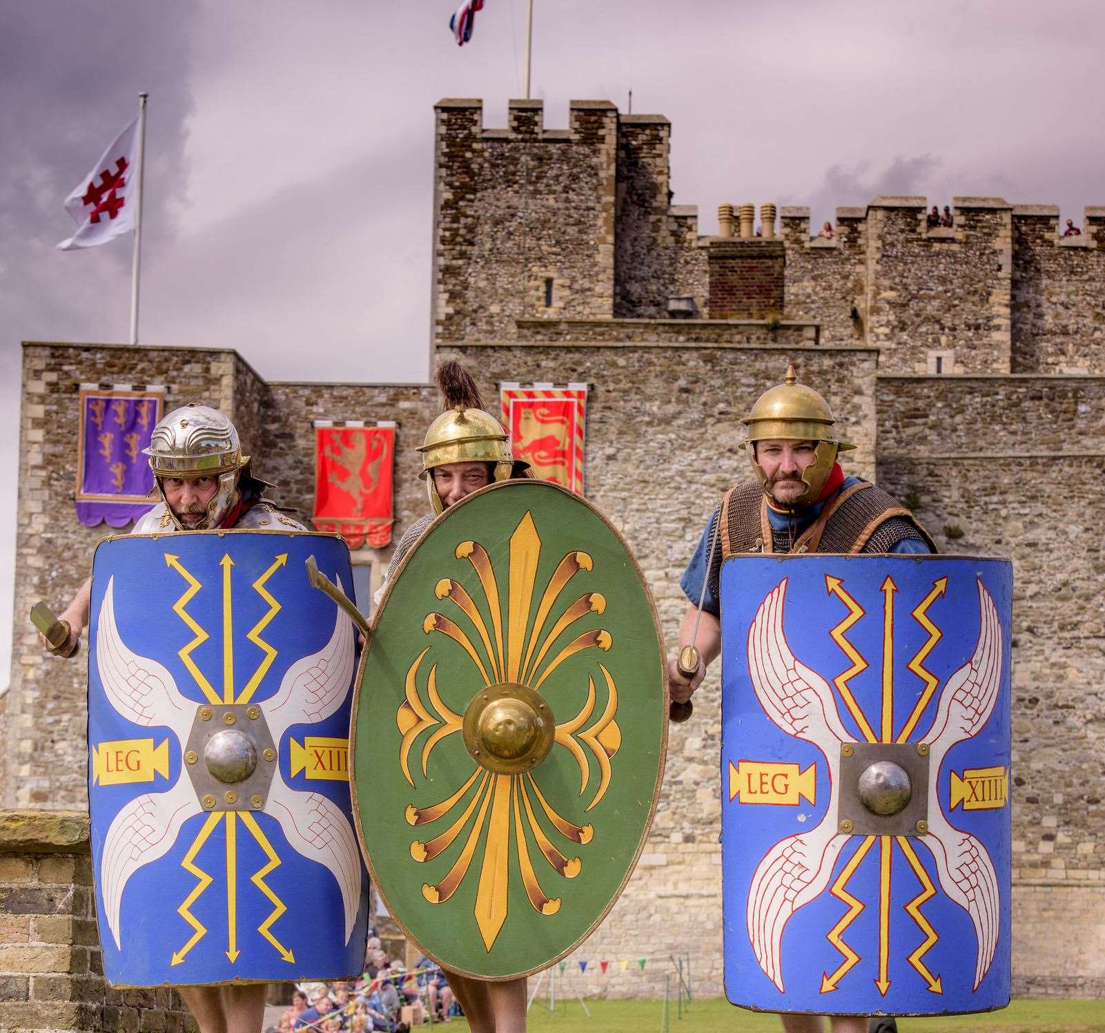 Clash of the Romans at Dover Castle Picture: Jim Holden