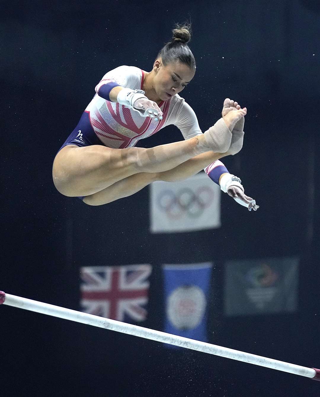 Gravesend's Georgia-Mae Fenton in action at the World Gymnastics Championships. Picture: Simone Ferraro
