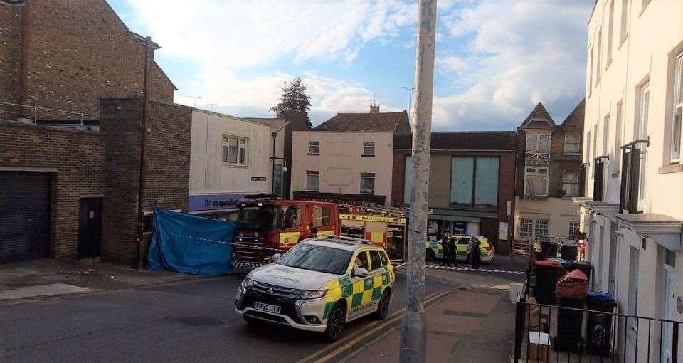 A man has been released without charge after a car ploughed into the Co-op Funeralcare in Ramsgate. Picture: Jamie Hoskins