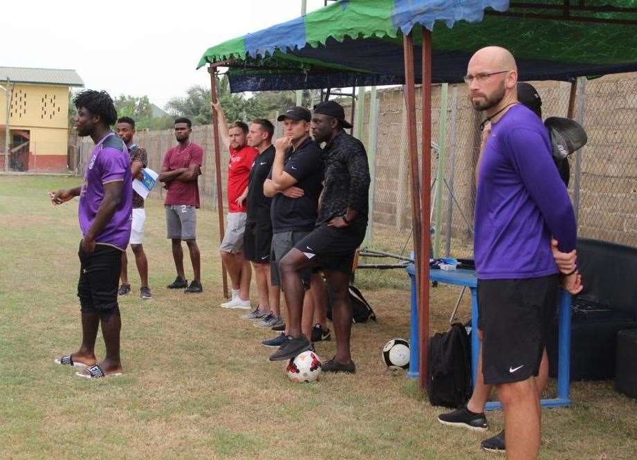 Coaches run the rule over Phoenix Academy boys in Ghana
