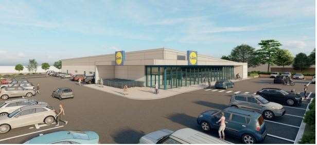 Plans for a new Lidl in Gillingham